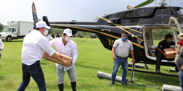 Llega ayuda a comisaría incomunicada  de Oxkutzcab, informa gobierno del Estado