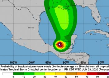 Cristobal permanecerá en tierra y mantendrá el temporal de lluvias en  la Península de Yucatán / En Campeche tendrán lugar lluvias extraordinarias