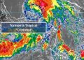 Cristóbal es nuevamente Tormenta Tropical, su centro se ubica sobre Yucatán, a 60 km al sur-suroeste de Mérida, Yucatán