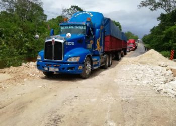 Se abre la circulación a vehículos pesados en la carretera Campeche–Umán