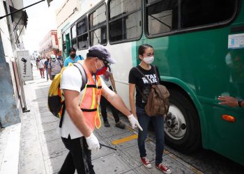 En el inicio de  la ola 1 de la reactivación económica en el Estado se respetan las medidas sanitarias y de sana distancia en el transporte público, según monitoreo de las autoridades estatales del sector
