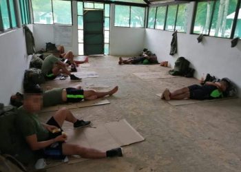 Sedena rechaza que se muestre a militares enfermos de COVID-19 en las fotografías de soldados en Bacalar, Quintana Roo en condiciones deplorables / Es un “evento aislado” y se “corrigió la situación”, afirma