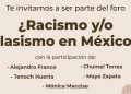 CONAPRED cancela foro sobre clasismo y racismo en México