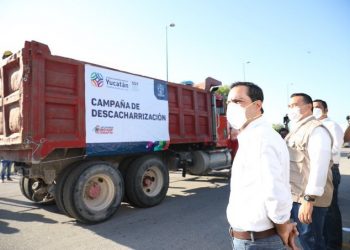 Autoridades dieron el banderazo de inicio de la Campaña Emergente de Descacharrización 2020