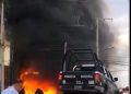 Narco bloqueos, vehículos y negocios incendiados reportan en varios municipios de Guanajuato