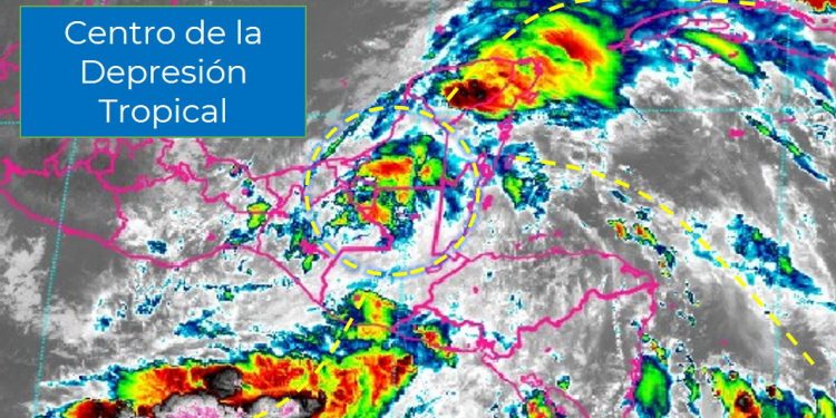 “Cristobal” se degradó a depresión tropical y provoca lluvias extraordinarias en la Península de Yucatán