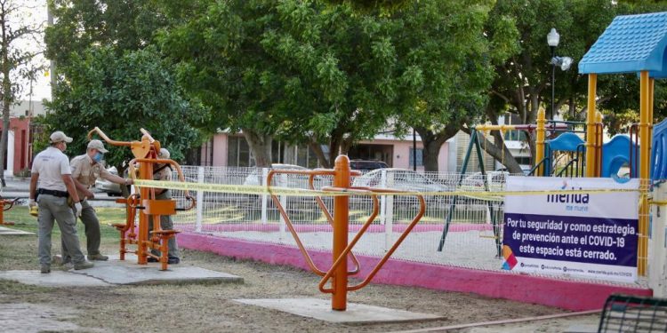 El Ayuntamiento de Mérida exhorta a la población a no acudir a canchas y campos deportivos de parques y otros espacios públicos mientras continúe la pandemia del COVID19