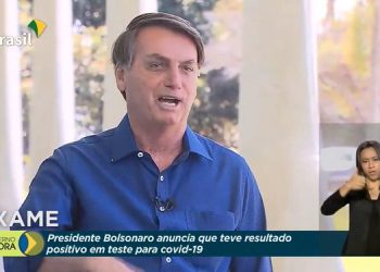 El presidente de Brasil, Jair Bolsonaro, dio positivo por COVID-19, según anunció el propio mandatario hablando en canales de televisión brasileños