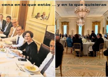 El Meme del Día … la cena en la que estás y en la que quisieras estar