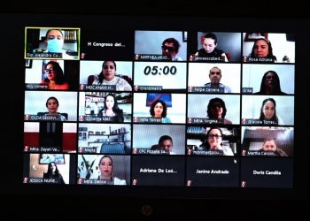 A través de “Videoconferencia”, “comparecieron” las 15 candidatas al cargo de comisionada del Instituto de Transparencia, Acceso a la Información y Protección de Datos Personales ante diputados del Congreso