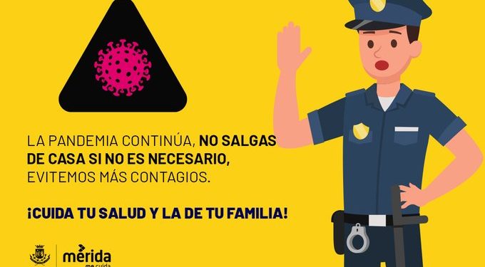 El Ayuntamiento de Mérida hace un llamado a la población para extremar las medidas, para el cuidado propio y el de los demás, durante las actividades permitidas “en la Ola 1” para la reactivación económica en el Estado y municipio