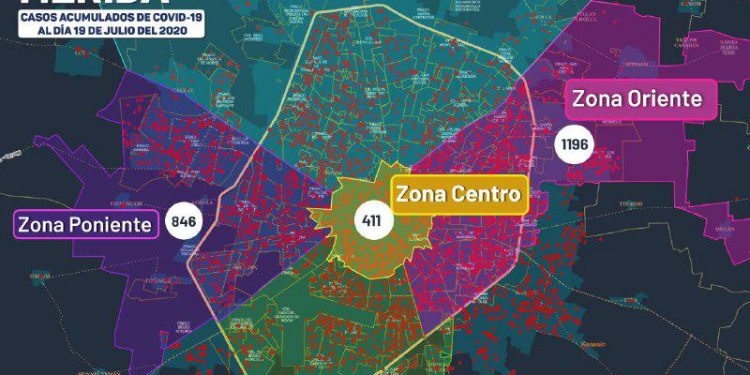 Yucatán sigue en semáforo naranja y hoy reporta 14 muertos y 117 nuevos casos de coronavirus:  66 en Mérida, 7 en Buctzotz, 6 en Umán, 5 en Motul y Valladolid, 4 en Tekax, 3 en Ticul, y 3 foráneos; 2 de Espita, Kanasín, Temozón y Tizimín, y 1 de Baca, Bokobá, Dzidzantún, Progreso, Seyé, Sudzal, Teabo, Tixkokob, Uayma y Yaxkukul
