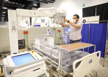 Próximo lunes entrará en funcionamiento el hospital temporal del Centro de Convenciones y Exposiciones Yucatán Siglo XXI en apoyo de hospitales federales y estatales / “Fue equipado con oportuna anticipación ante escasez nacional e internacional de equipos e insumos médicos”, dice el gobierno del Estado