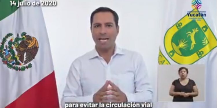 Anunció el gobernador Vila restricciones a la movilidad: se prohíbe circular a partir de las 10.30 pm en Yucatán salvo en los municipios costeros donde la prohibición será desde la 9 pm / Hay “ley seca” de nueva cuenta en todo el Estado, dijo
