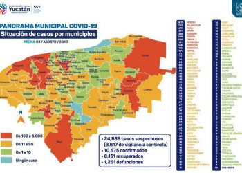28 fallecimientos se reportaron hoy en Yucatán por coronavirus / Asimismo, la secretaría de Salud reportó que 8,151 pacientes ya se recuperaron y no presentan síntomas ni pueden contagiar