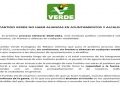 El Partido Verde Ecologista de México informó “que para el próximo proceso electoral 2020-2021, contenderá solo, sin coaliciones, sin frentes o alianzas en cualquier modalidad, en lo que respecta a las elecciones de ayuntamientos y alcaldías”