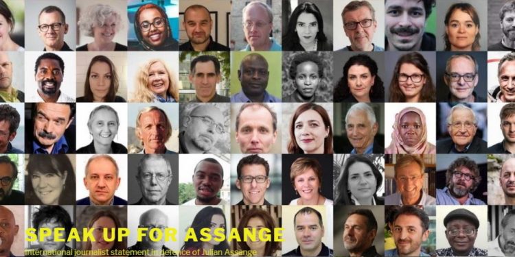 Journalists speak up for julian assange / He risks up to 175 years imprisonment for his part in making public the leak of US military documents from Afghanistan and Iraq, and a trove of US State Department cables