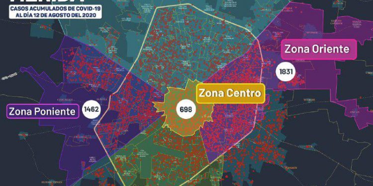 Mérida es el octavo municipio con mayor porcentaje de infectados de coronavirus / Hasta el momento, en el Estado ya se registraron 12 mil 289 casos confirmados, distribuidos en 103 municipios