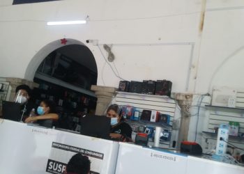 Profeco Mérida aplica suspensión de la comercialización a la negociación denominada “Tecno Mundo Plaza”: no exhibe los precios a la vista del público consumidor