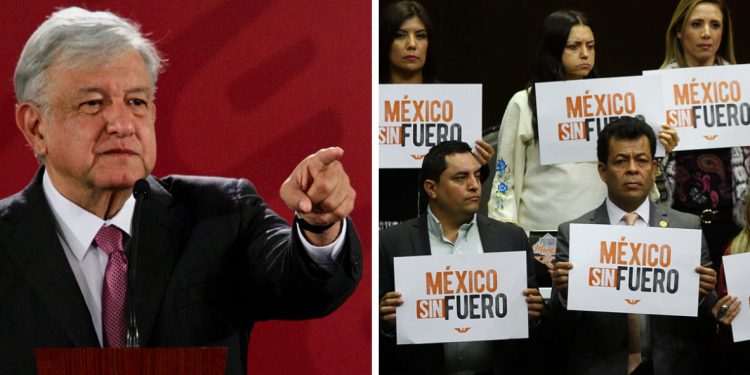 Ponen fin al fuero presidencial / En sesión histórica, con 420 votos a favor, ninguno en contra y 15 abstenciones, aprobaron en San Lázaro la eliminación del fuero del presidente