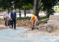 Alcalde de Mérida supervisa la remodelación del parque de la colonia Miraflores / 22 parques han sido remodelados o se encuentran en proceso bajo este esquema de diseño participativo