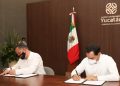 El gobierno de Yucatán va contra el lavado de dinero en alianza con el gobierno federal / Firman convenio de colaboración el gobernador Mauricio Vila y el titular de la Unidad de Inteligencia Financiera, Santiago Nieto