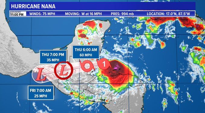 Llama Procivy a familias yucatecas, a estar alertas y seguras ante lluvias que provocará el huracán Nana