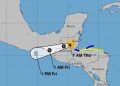 Para hoy, el centro de la tormenta tropical “Nana” se aproximará al oriente de Chiapas / Su circulación originará lluvias intensas y rachas de viento de 50 a 60 km/h en Tabasco, Chiapas, Oaxaca, Veracruz y Campeche / Lluvias fuertes en Yucatán y Quintana Roo