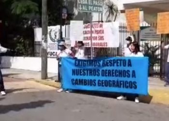 Tras entrega del pliego con peticiones “por la afectación sus derechos laborales” la titular de la SEGEY señaló recursos federales deben llegar al Estado
