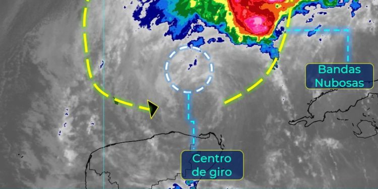 Gamma ocasionará lluvias puntuales intensas en Yucatán y Campeche, así como puntuales muy fuertes en Tabasco y Chiapas