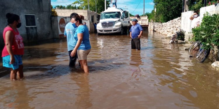 Lluvias en Yucatán alcanzan récord en 2020, con mil 474 milímetros, afirma Protección Civil / Gamma y Delta, se traslaparon, agravando las inundaciones