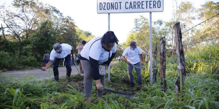 7,000 personas contribuyen a realizar durante 15 días labores de limpieza, desinfección, descacharrización y recuperación de espacios públicos en el oriente del Estado