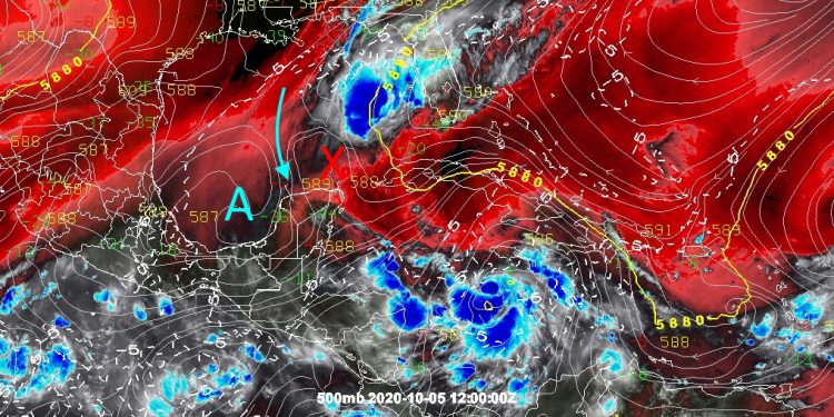 Se mantiene el pronóstico de lluvias de muy fuertes a puntuales intensas para Campeche y Yucatán debido a la circulación de tormenta tropical Gamma