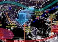 Pronostican tormentas puntuales fuertes en el noreste y oriente de Yucatán, centro y suroeste de Campeche