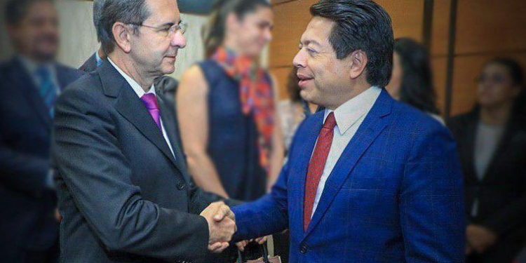 Mario Delgado y Yeidckol Polevsky tienen coronavirus, según dieron a conocer el diputado y la morenista en sus cuentas de Twitter