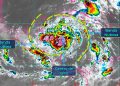 Se formó la tormenta tropical Zeta: llaman a la población de la Península de Yucatán y el sureste de México a extremar precauciones por previsión de lluvias