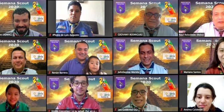 En sesión virtual, el alcalde Renán Barrera clausuró esta mañana la Semana Scout 2020