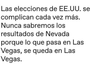 El Meme del Día … Lo que pasa en Las Vegas se queda en Las Vegas