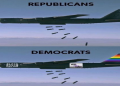 El Meme del Día … Encuentre las tres diferencias entre Demócratas y Republicanos