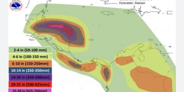 Se ha formado la Tormenta Tropical “Iota” a partir de la Depresión Tropical “treinta y uno” en el Mar Caribe: vientos peligrosos, marejadas ciclónicas y lluvia en Centroamérica