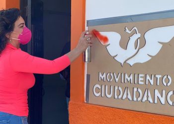 Ivonne Ortega Pacheco, estuvo hoy en Progreso donde además de inaugurar la sede de Movimiento Ciudadano en Progreso