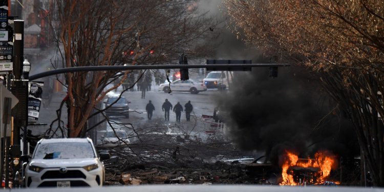 Tras ataque terrorista en Nashville el toque de queda durará hasta las 4:30 de la tarde del domingo 27 de diciembre