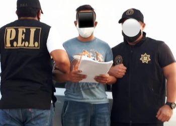 PEI, SSP y FGE afirman haber detenido al principal sospechoso del doble homicidio ocurrido en días recientes en la colonia San Damián
