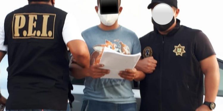 PEI, SSP y FGE afirman haber detenido al principal sospechoso del doble homicidio ocurrido en días recientes en la colonia San Damián