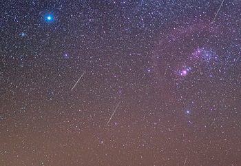 La lluvia de estrellas de “La Virgen”, a partir de mañana /  Se prevé hasta 100 meteoritos por hora / Se registra entre el 6 y 19 del último mes de cada año