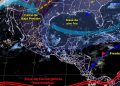 Pronostican chubascos dispersos en el sureste de México y Península de Yucatán