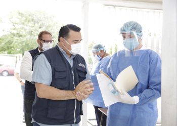 El Ayuntamiento se mantiene enfocado en las medidas sanitarias de prevención y cuidado de la salud ante la pandemia del COVID-19, afirma el alcalde Renán Barrera Concha