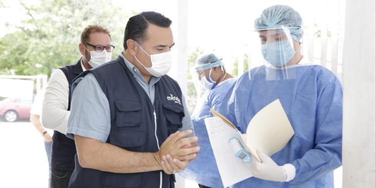 El Ayuntamiento se mantiene enfocado en las medidas sanitarias de prevención y cuidado de la salud ante la pandemia del COVID-19, afirma el alcalde Renán Barrera Concha