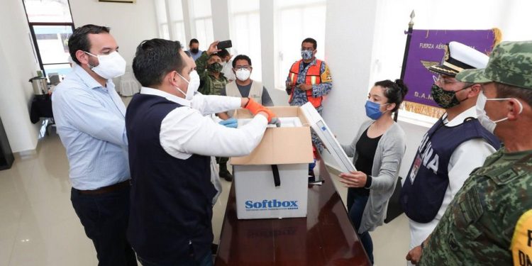 Llegaron a Yucatán 2,925 nuevas vacunas contra el coronavirus enviadas por el gobierno federal para el personal al frente de la primera y segunda línea de atención