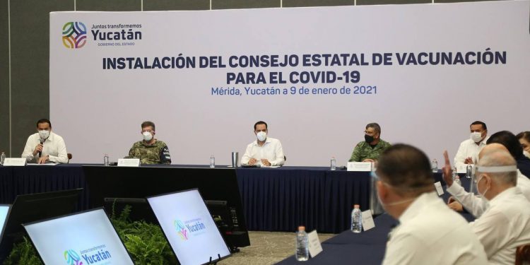 Yucatán se prepara para la primera etapa de la campaña de vacunación por COVID-19 / A partir del 12 de enero estarían llegando las primeras vacunas al Estado